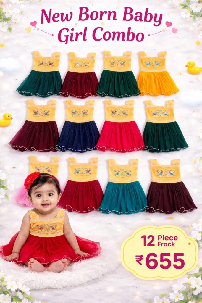 New Born Baby Girl Combo