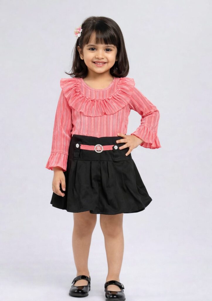 Girls Western Clothing Co-ord Set